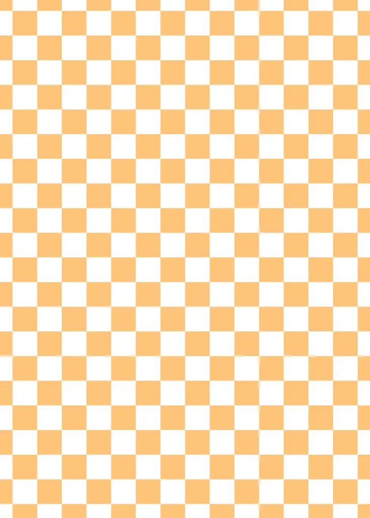 Buff Orange Checkerboard (60x90cm)
